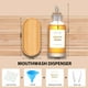 thumbnail image 3 of Set dispensador de enjuague bucal BONLONG Glass 350 ml con vaso y bandeja, 2 unidades, 3 of 7