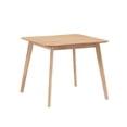 thumbnail image 4 of 35.43 Inch Dining Table, Square Kitchen Dining Table for 4 Persons , Wooden Table for Living Room, Apartment, Restaurant, Oak, 4 of 6