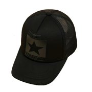 American Flag Baseball Cap, Black