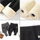 thumbnail image 2 of Sonducket Leggings de lana Pantalones de lana Ropa de invierno Diseño grueso Calor Accesorios de otoño Ropa deportiva sin costuras Medias Uniforme atlético M negro, 2 of 6