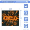 thumbnail image 5 of Halloween Wash Cloth Set of 6, 12 x 12 Inch Cotton Baby Washcloths Highly Absorbent and Soft Feel Fingertip Towels Face Towels for Bathroom, Gym, Spa Washcloth Gift, 5 of 7