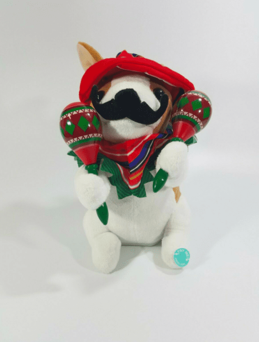 Be Jolly Animated Mariachi Chihuahua Puppy Singing Macarena Dog Shaking Maracas for sale online 
