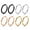 4Colors-10 Inner Diameter, variant on Small Hoop Huggie Earrings for Women Hypoallergenic 14K Gold Plated Surgical Steel Cartilage Nose Earring for Sensitive Ears Womens Jewelry Trendy Earring Sets Stack for Multiple Piercing