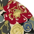thumbnail image 3 of SAFAVIEH Four Seasons Emely Floral Area Rug, Black/Multi, 5' x 5' Round, 3 of 3