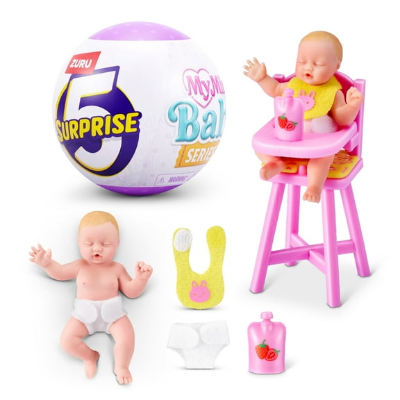 5 Surprise My Mini Baby S2 (Assorted) Collectible Blind Novelty and Gag Toy for Child by ZURU