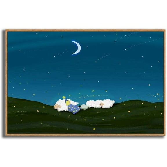 IDEA4WALL Framed Canvas Wall Art for Living Room, Bedroom Dreamland Theme Canvas Prints for Modern Home Decoration Ready to Hang