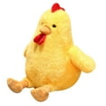 thumbnail image 3 of Juguete de peluche de pollo, juguete de peluche de pollo, lindo muñeco de peluche para decoración de dormitorio, muñeco de pollo para niños, regalos Amarillo, 3 of 10