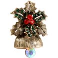 thumbnail image 1 of Christmas Brooch Retro Bell Alloy Brooch Pin Holiday Brooch Corsage Brooch Pin, 1 of 9