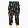 thumbnail image 4 of NOLDARESToddler Christmas Pajamas Pjs Set Boys Girls 2pcs Nightwear Long Sleeve Sleepwear Sets Xmas Jammies X106-Black, 4 of 5