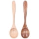 thumbnail image 4 of Juego de 2 cucharas de madera con mango curvo, pequeñas cucharas mezcladoras para el hogar, la cocina y el restaurante., 4 of 14