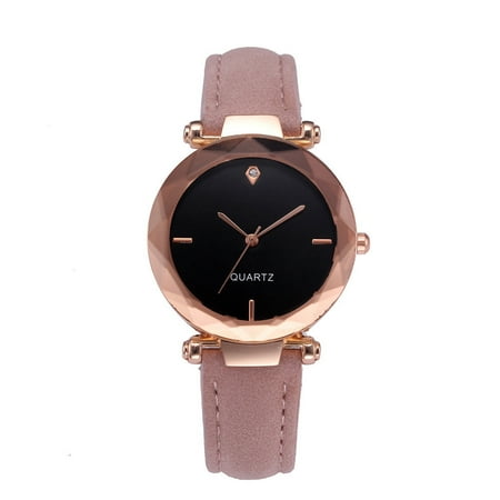 Outtop Fashion Women Leather Casual Watch Luxury Analog Quartz Crystal (Best Women's Luxury Watches)