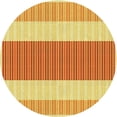 thumbnail image 1 of Ahgly Company Tapis d'Intérieur Rond Lavable en Machine Orange Rouge Orange Transitionnel, 6 Pieds Rond, 1 of 7