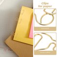 thumbnail image 6 of 50pcs Delicate Cute Paper Memo Document Clips Metal Paperclips, 6 of 8