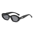 thumbnail image 3 of KKTREE Radiance Elegant Small Round Frame Sunglasses for Women, Providing UV Protection and High-end Style with Three Rivets, 3 of 19