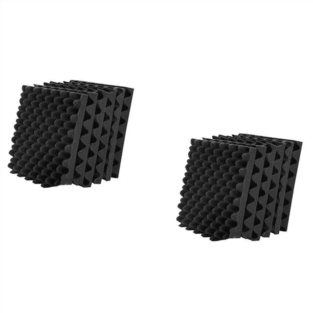 12 Panneaux de Mousse Acoustique Auto-Adhésifs Ignifuges pour Traitement Insonorisant, Réduisent le Bruit pour Studio, Etc.