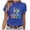 Blue, variant on WEIWEN Womens Support Squad Autism Awareness Multicolor Ribbon Graphic Tees Summer Tshirts Shirts for Women Fashion Going Out Tops (Beige, XXL)