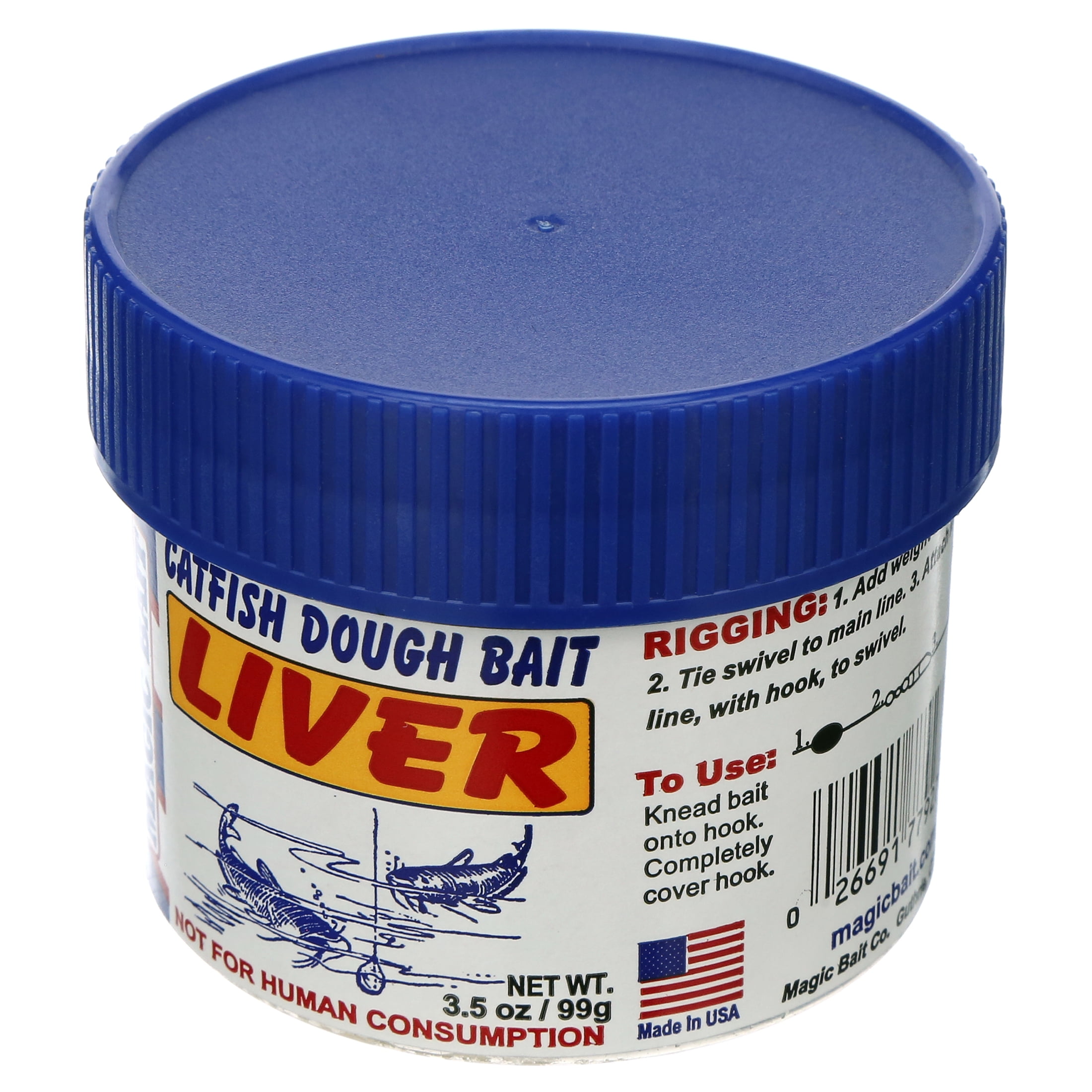 Magic Bait Liver Catfish Dough Bait, 3.5 oz