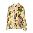 thumbnail image 2 of Pofeuu Beautiful Bright Birds And Flowers Print Sun Protection Outdoor Lightweight Full Zip UV Cooling Hoodie Long Sleeve Summer Clothing for Outdoor Hiking-XX-Large, 2 of 5