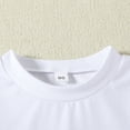 thumbnail image 4 of Gibobby Camisa Moda Niños Camiseta de manga corta con estampado de para niños y niñas de verano, Tops, ropa(Blanco, 2-3 Años), 4 of 5