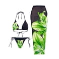 thumbnail image 5 of Traje de Baño de Mujer con Pantalones Cortos Traje de Baño Impreso de Moda de Dos Piezas con Camiseta Y Almohadillas Extraíbles, Ropa de Playa de Nylon Spandex para el Verano, 5 of 5