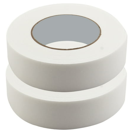 Home Sponge Strong Double Sided Sticky Adhesive Tape White 3.6cm x 4.6M 2 Rolls