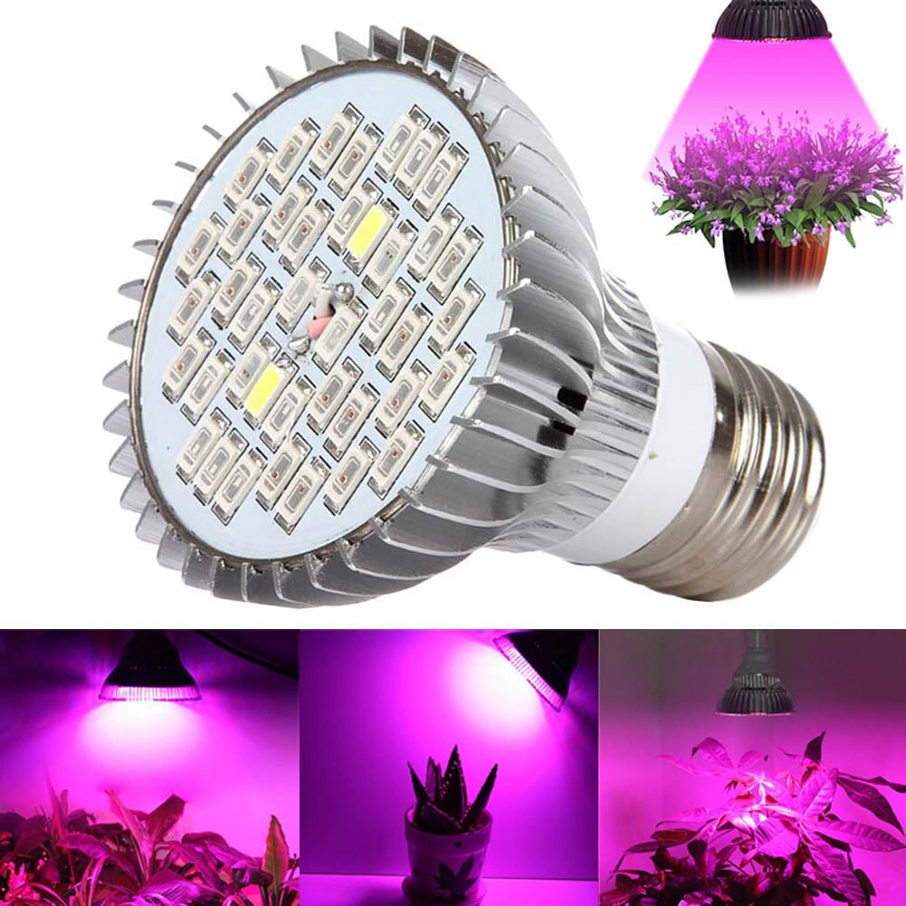 Full Spectrum 72 LED Plant Growing Light UV IR  Grow Lamp for vegetables flowers 