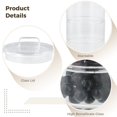 thumbnail image 3 of Stackable Tea Coffee Sugar Canisters, Glass Breakfast Jar, Glass Storage Jars with Lid, Kitchen Food Containers, Storage Jars Set, 3 of 5