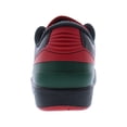 thumbnail image 3 of Nike Air Jordan 2 Retro Low Leather Unisex Shoes Size 8, Color: Black/Fire Red/Fir/Cement Grey, 3 of 4