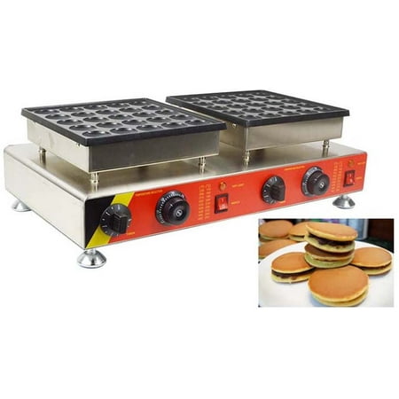

Techtongda Commercial Electric Mini Dutch Pancake Maker Iron Baker 110v 50Holes