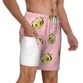 thumbnail image 3 of Goofa Avocado Lovers Printed Men's Swim Trunks Board Shorts Quick Dry Mens Swimming Trunks with Compression Liner,Breathable Fit Hawaii Beach Shorts-X-Large, 3 of 9