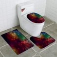 thumbnail image 1 of ABPHQTO Fuegos artificiales y feliz año nuevo Juego de alfombras de baño de 3 piezas Alfombra de baño Alfombra de contorno y tapa de inodoro ABPHQTO  Cont-CHAPPLE-14695, 1 of 2
