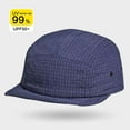 thumbnail image 4 of Purcolt Unisex 5 Panel Flat Brim Baseball Caps Vintage Washed Plaid Bill Trucker Hats Short Brim Strapback Hip Hop Biker Board Cap, 4 of 4