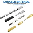 thumbnail image 4 of 4 Pieces Automatic Center Punch 5 Inch 6 Inch Spring Automatic Centre Hole Punch With Adjustable Tension Window Spring Punch Hand Tool, 4 of 7