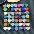 thumbnail image 5 of Heart Shaped Stones, 20 PCS Healing Crystals Natural Polished Love Chakra Gemstones, 0.8" Pocket Worry Palm Stones Bulk Spiritual Set, for Meditation Yoga Reiki Energy Healing Decor Spiritual Gifts, 5 of 7