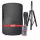 thumbnail image 2 of BAFLE KSR 15 Kaiser Color Negro Rojo Batería recargable Conexión Bluetooth Incluye Stand Incluye un micrófono Incluye Control Remoto Potencia de salida RMS 100 W Radio FM Ranura para tarjetas SD Puerto USB Entradas para micrófono, 2 of 2