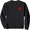 Black-01, variant on Men’s Valentine’s Day Sweatshirt – Heart Graphic, Romantic Gift for Him