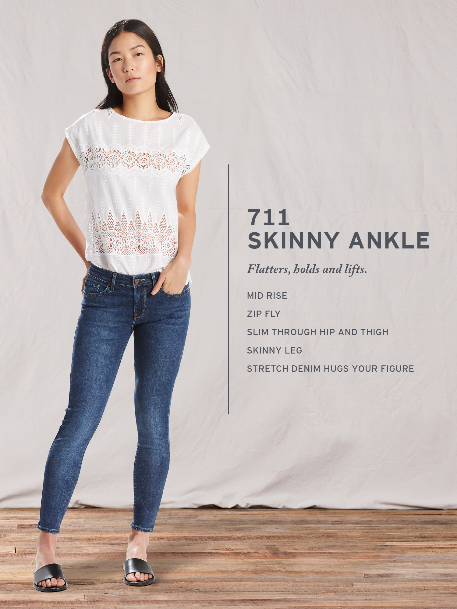 Levi's Women's 711 Skinny Ankle Jeans
