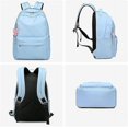 thumbnail image 5 of Mochila escolar para niñas y niños de 8 años en adelante, mochila sencilla para computadora portátil de 14 pulgadas, mochilas escolares repelentes al agua, mochila informal para viajes escol, 5 of 5