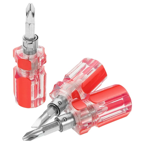 SWETRACE Dual Use Screwdriver Set Red High Carbon Steel 3pcs
