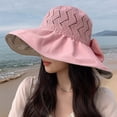 thumbnail image 6 of SikaFu Spring And Summer Pure Color Hat Ms. Freckarian Grandmaking Cave Caps Beach Hat Traveling Folding Fisherman Hat, 6 of 7