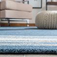 thumbnail image 4 of SAFAVIEH Metro Jackie Striped Area Rug, Blue/Ivory, 3' x 5', 4 of 8