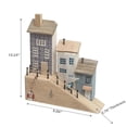 thumbnail image 2 of Wooden Triple Decor Houses By The Water, 2 of 3