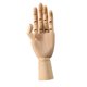 thumbnail image 3 of Figura de maniquí de mano izquierda de madera, herramienta de dibujo, decoración de escritorio, versátil Medio, 3 of 9