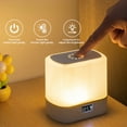 thumbnail image 4 of PRETXORVE Rechargeable Long Life Night Light Eye Care Bedside Lamp Feeding Light Bedroom Sleep Light Clock Table Lamp, 4 of 6