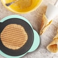 thumbnail image 4 of Waffle Cone Maker with Shaper Roller, Electric Nonstick Waffle Iron, Mint, 4 of 5