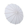 thumbnail image 2 of Paraguas de papel blanco, recuerdo de boda, decoración de fiesta, accesorio de fotografía nupcial, radio de 30cm, 2 of 7