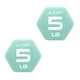 thumbnail image 2 of Set De 2 Mancuernas Hexagonales C/ Forro De Neopreno Peso Variable, 2 of 4
