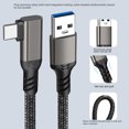thumbnail image 5 of Cable de carga de línea de datos de 5M para auriculares Oculus Quest 2 Link VR, USB 3,2 tipo C, transferencia de datos, Cable USB a tipo C, 5 of 5