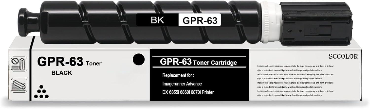 Canon Genuine GPR-61 Complete High Yield Toner Set (Black: 71k