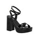 thumbnail image 2 of Zapatilla Plataforma Mujer Vestir Miracol Charol Moda negro 23.5, 2 of 4